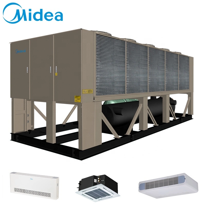 Midea 255rt Air Cooling Chiller AC Screw Chiller with Adaptive Energy Regulation