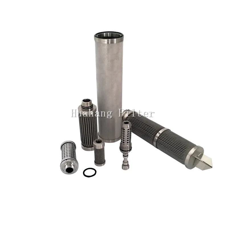 10/20/30/40 Inch Stainless Steel Sintered Filter Plain/Pleated Mesh Cartridge Filter with DOE/222/226 Adaptor