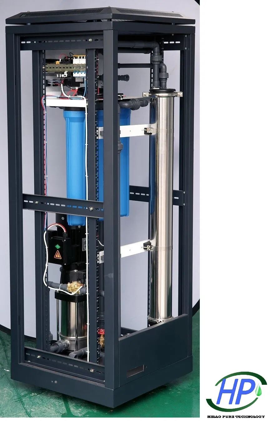 1500GPD Commercial RO System with Black Cabinet