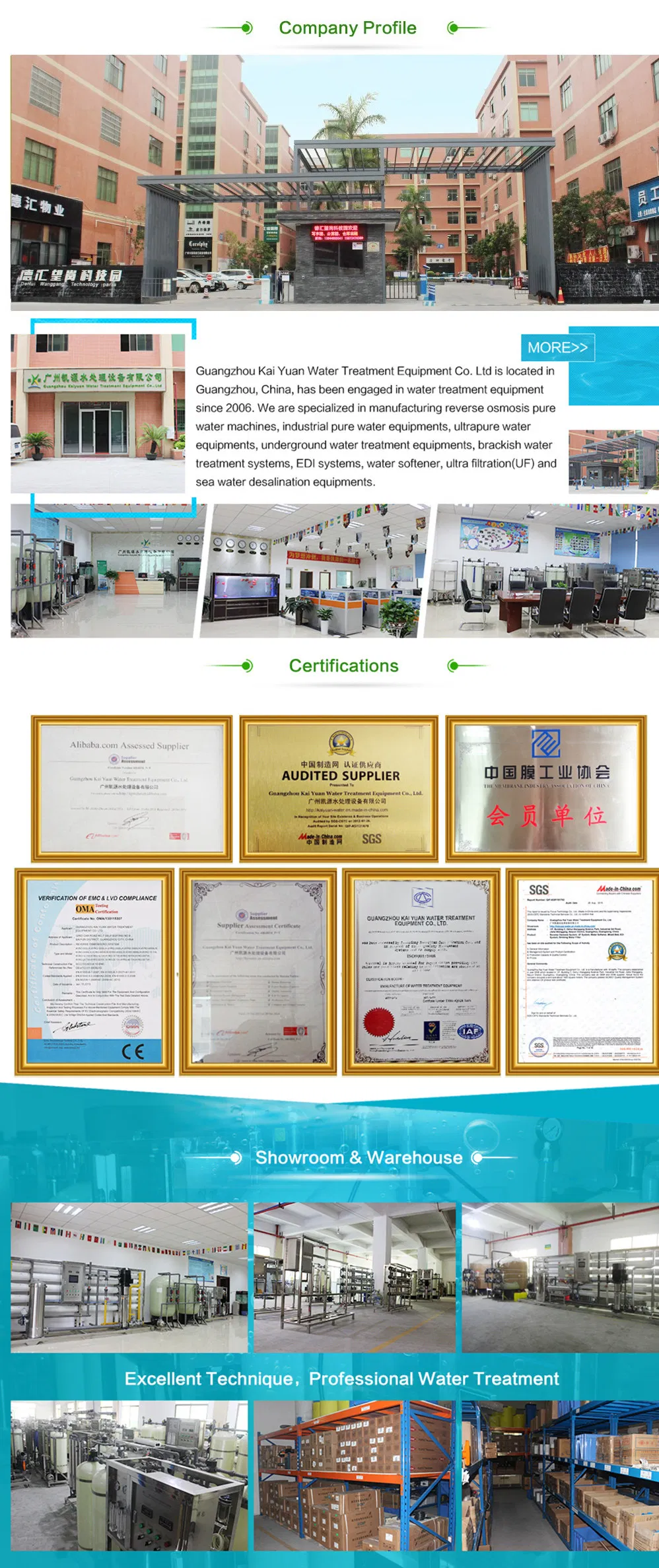 15tph Auto Stainless Steel RO Water Treatment Machinery, Industrial Water Treatment, Water Filter Manufacturer