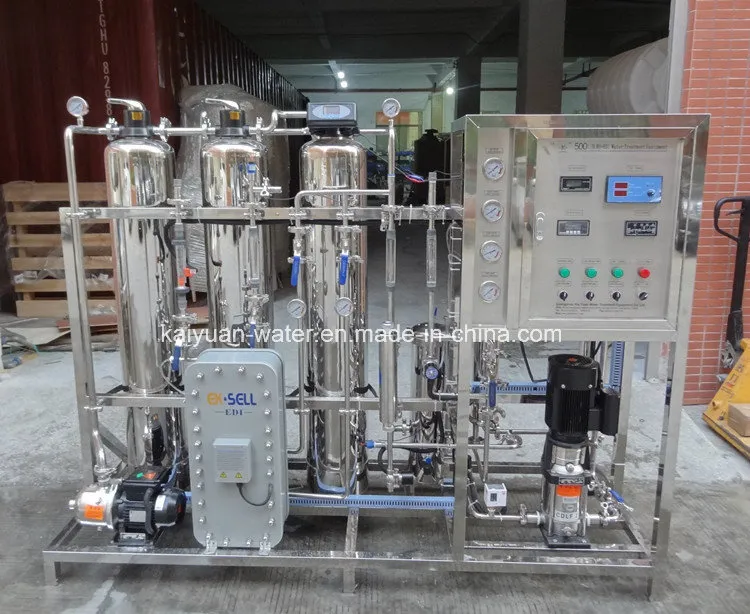 500lph EDI Water Treatment Plant Di Deionized Water Distilled Water Plant