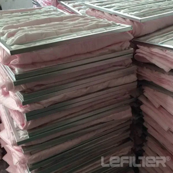 592*592*381 Nonwoven F7 Efficiency Pocket Bag Filter for Dust Collector