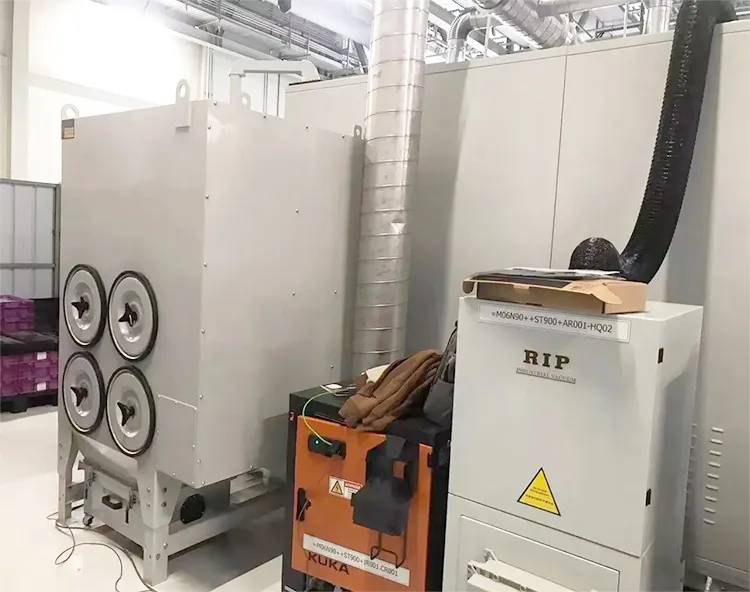 7.5 Kw Industrial Dust Collector Fume Extractor for Laser Cutting and Welding