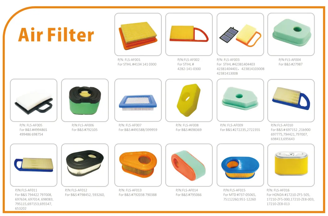 Air Filter for Honda 17210-759-013 GX610, GX620, GX670 and GXV670 engines; H6522 compact tractors