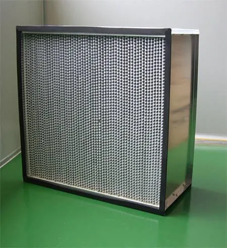 Air Filter with Partition for Clean Room