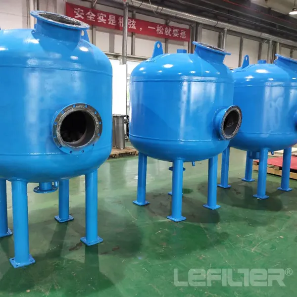 Auto Backwash Shallow Sand Filter Housing for Power Plant