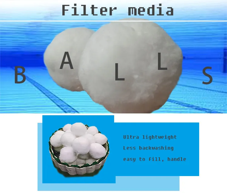 China Manufacturer Customized Polyester Fiber Balls Filter for Koi Pond