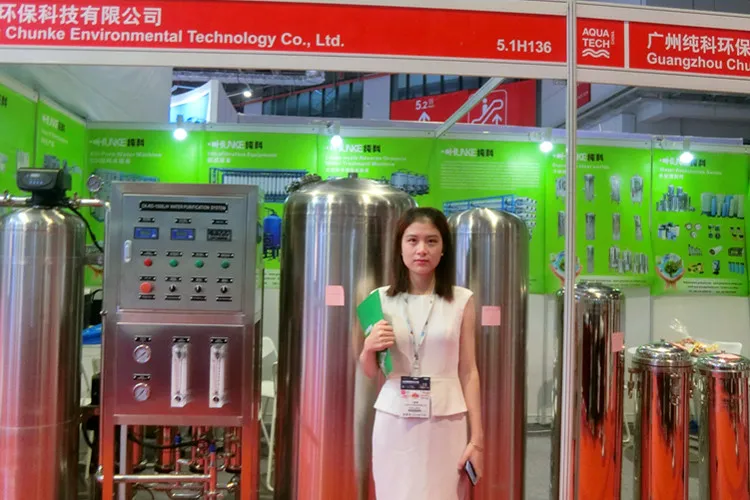 Chunke Stainless Steel Tank Make 15t RO Water Treatment Plant