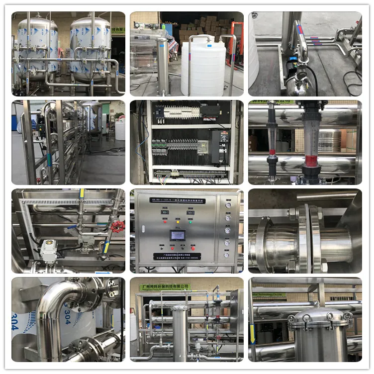 Chunke Stainless Steel Tank Make 15t RO Water Treatment Plant