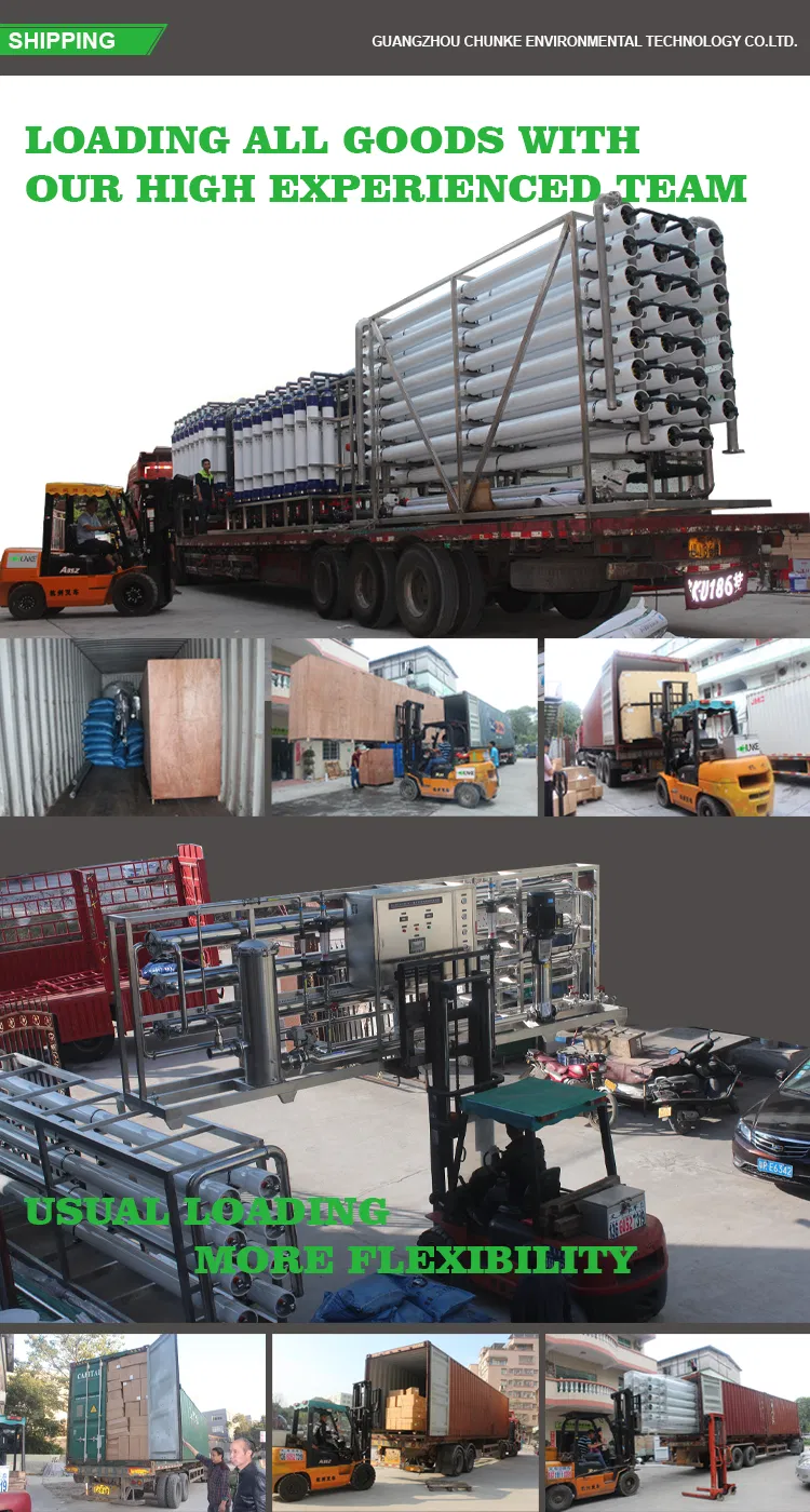 Chunke Stainless Steel Tank Make 15t RO Water Treatment Plant