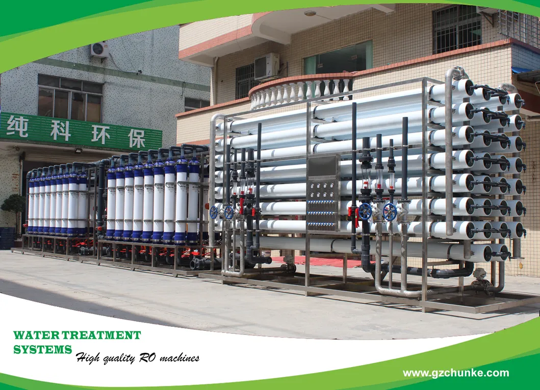 Chunke Stainless Steel Tank Make 15t RO Water Treatment Plant