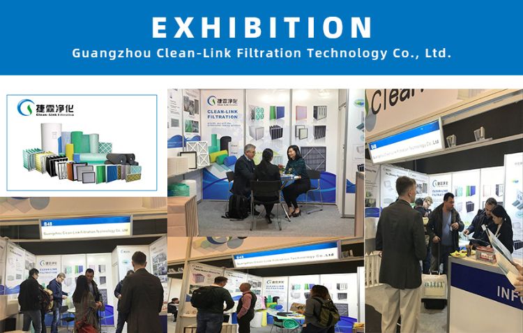 Clean-Link F6 F7 F8 F9 H10 H11 H12 Plastic Frame V-Bank Air Filter HEPA Filter