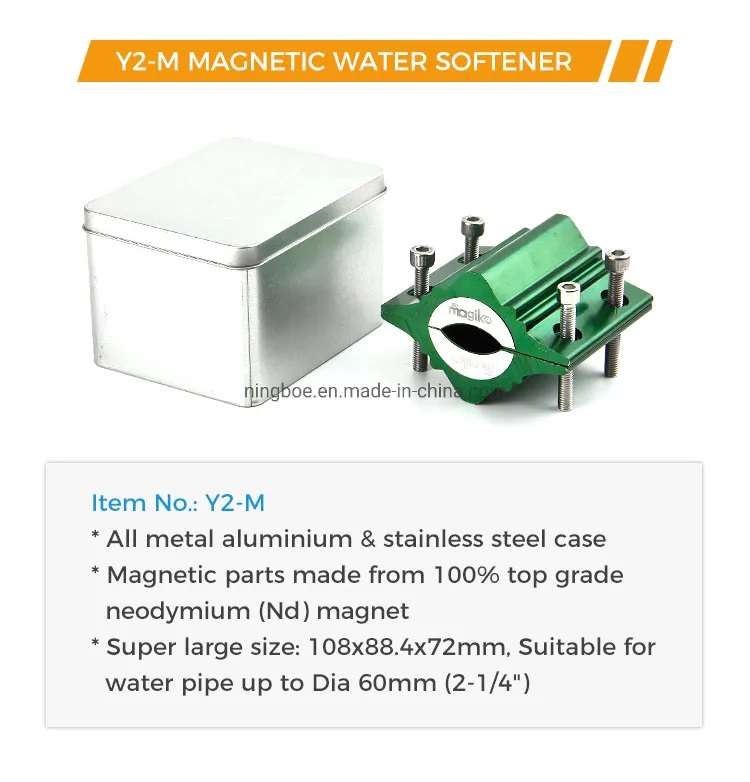 Dailymag Hot Sales Magiko 12800 Gauss Y2-M Magnetic Water Softener Magnetic Water Conditioner Magnetic Filter