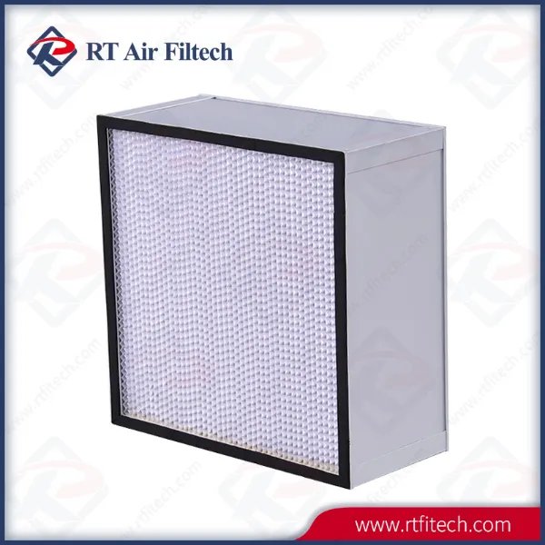 Deep Pleat HEPA Filter Aluminum Frame for Pharmaceutical Factory H10~H14
