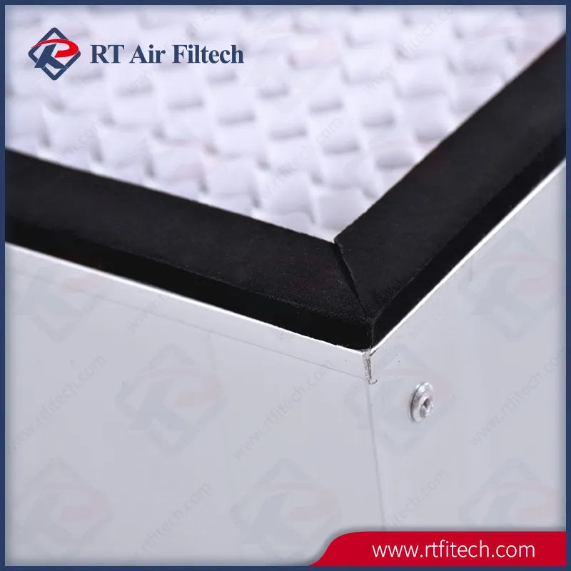 Deep Pleat HEPA Filter Aluminum Frame for Pharmaceutical Factory H10~H14