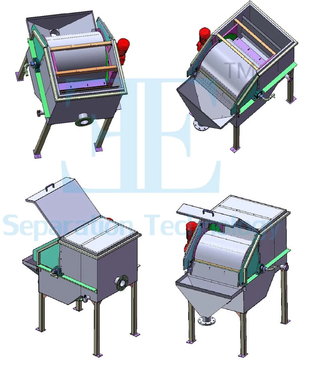 Efficient Rotary Classifier Drum Trommel Screen