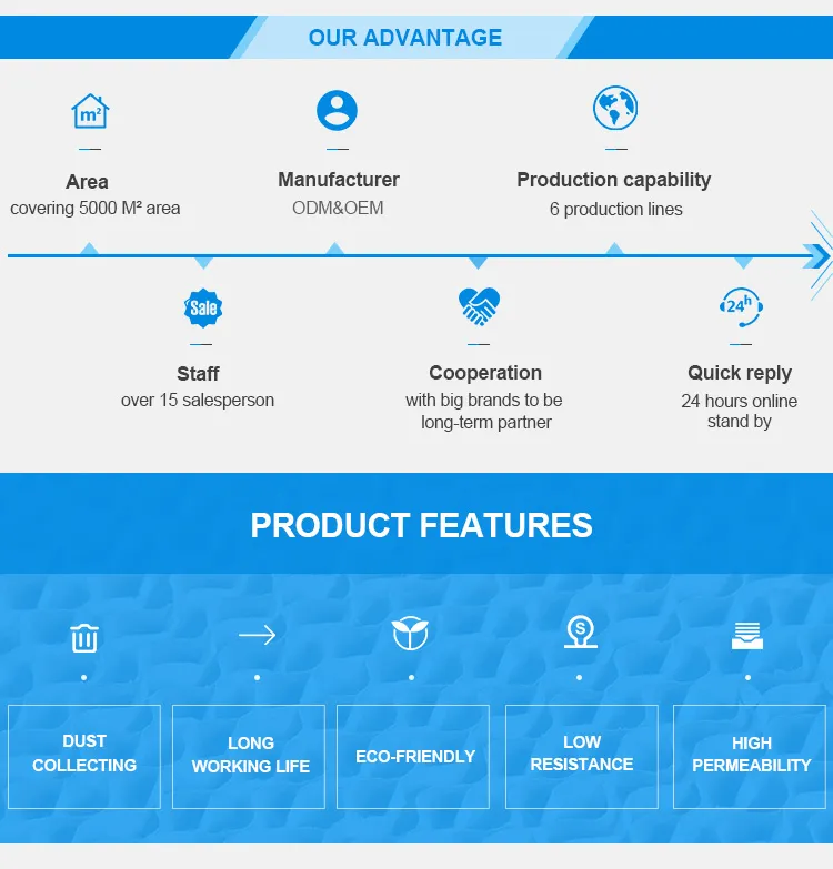 F5 Ceiling Filter Media for Painting