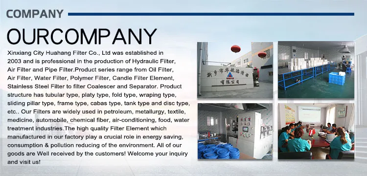 F7/F9 efficiency Cylinder/Cone Filter for Gas Turbine Air Inlet System