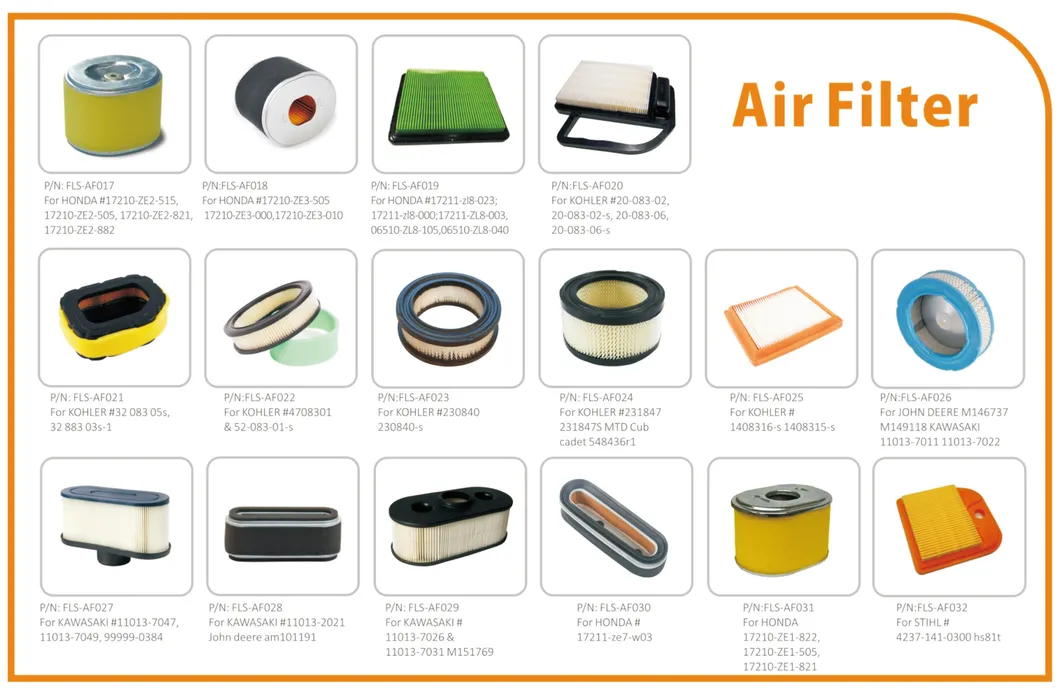 FLS-AF016 In Stock Air Filter For STIHL #4282-141-0300 Gasoline Engine BR500