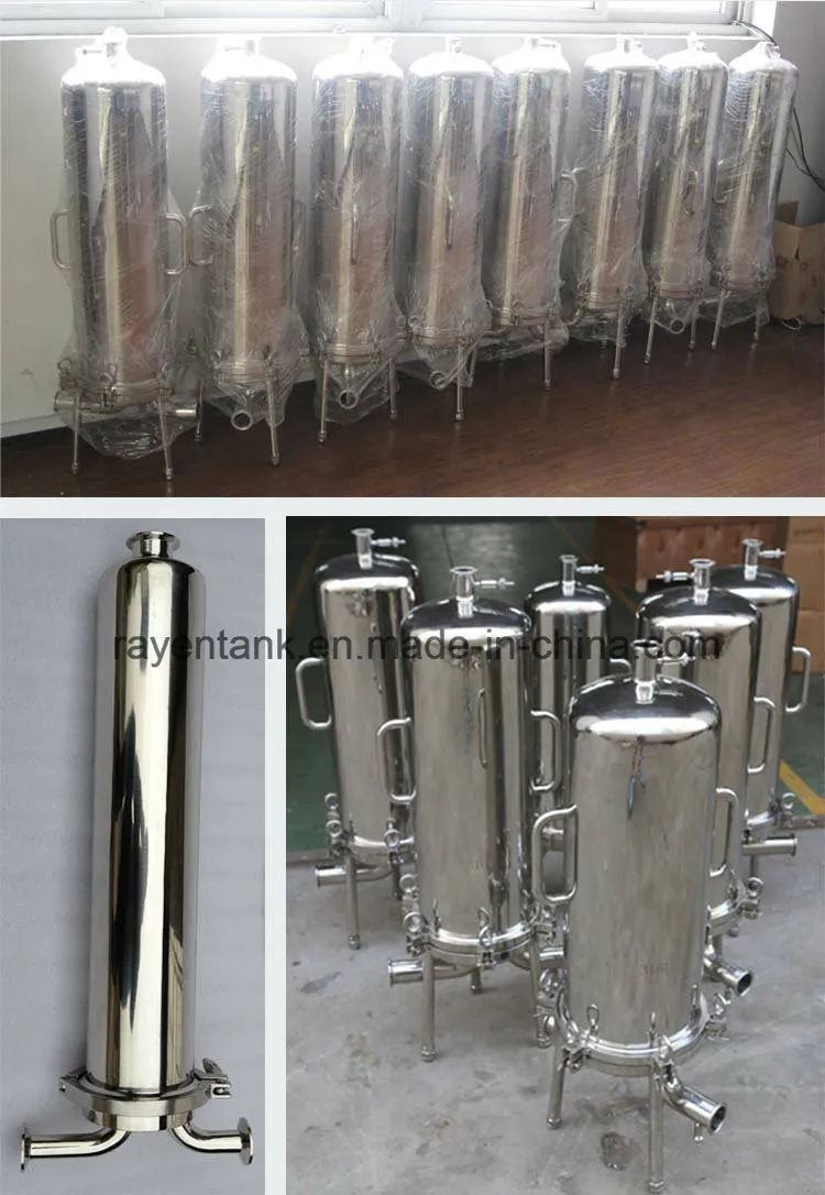 Food Grade Filtration in Industry Pall Filter Housing Stainless Steel