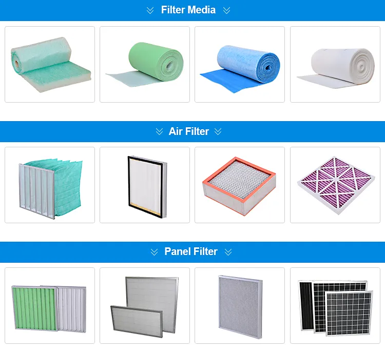 High Quality Washable Coarse Filter Media with Low Price