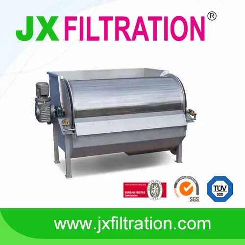Internally Fed Drum Screen Filter