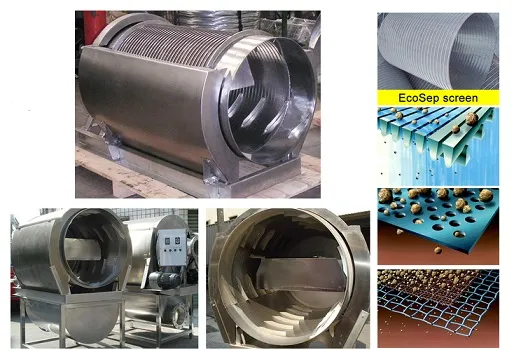 Internally Fed Drum Screen Filter