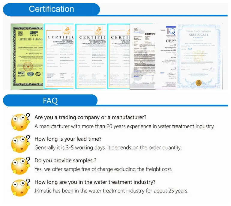 Jkmatic 2inch 3inch Self Cleaning Backwash Disc Filter with 5um/10um/20um/50um/100um/130um/200um Filtration Grade Disc Filter