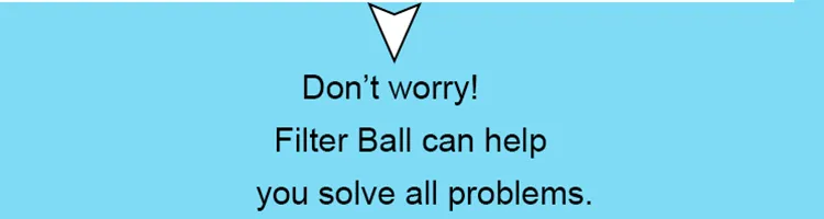 Large Water Purification Systems Washable Polyester Fiber Filter Balls