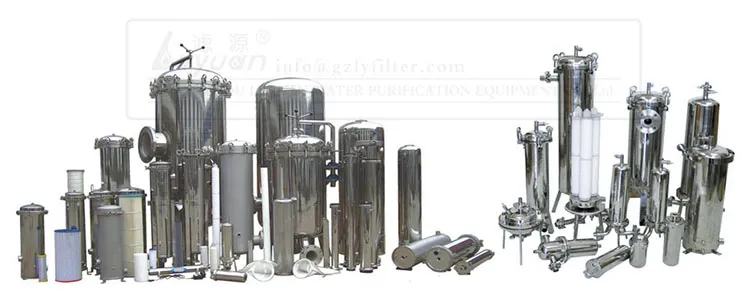 Manufacturer Ss Stainless Steel Bag Water Filter Tank Housing for Beverage Treatment