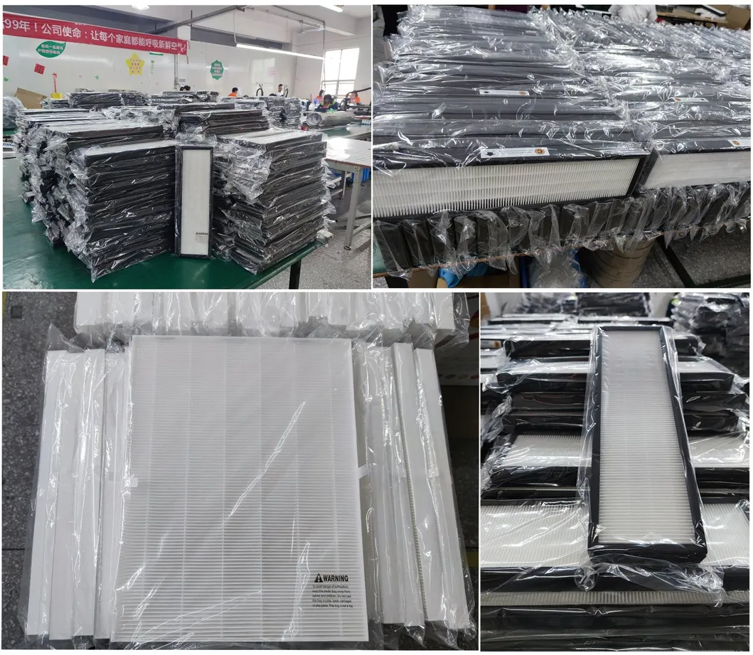 Pm2.5 High Efficiency H10 H11 H12 H13 Activated Carbon Honeycomb Composite Replaceable Air HEPA Filter