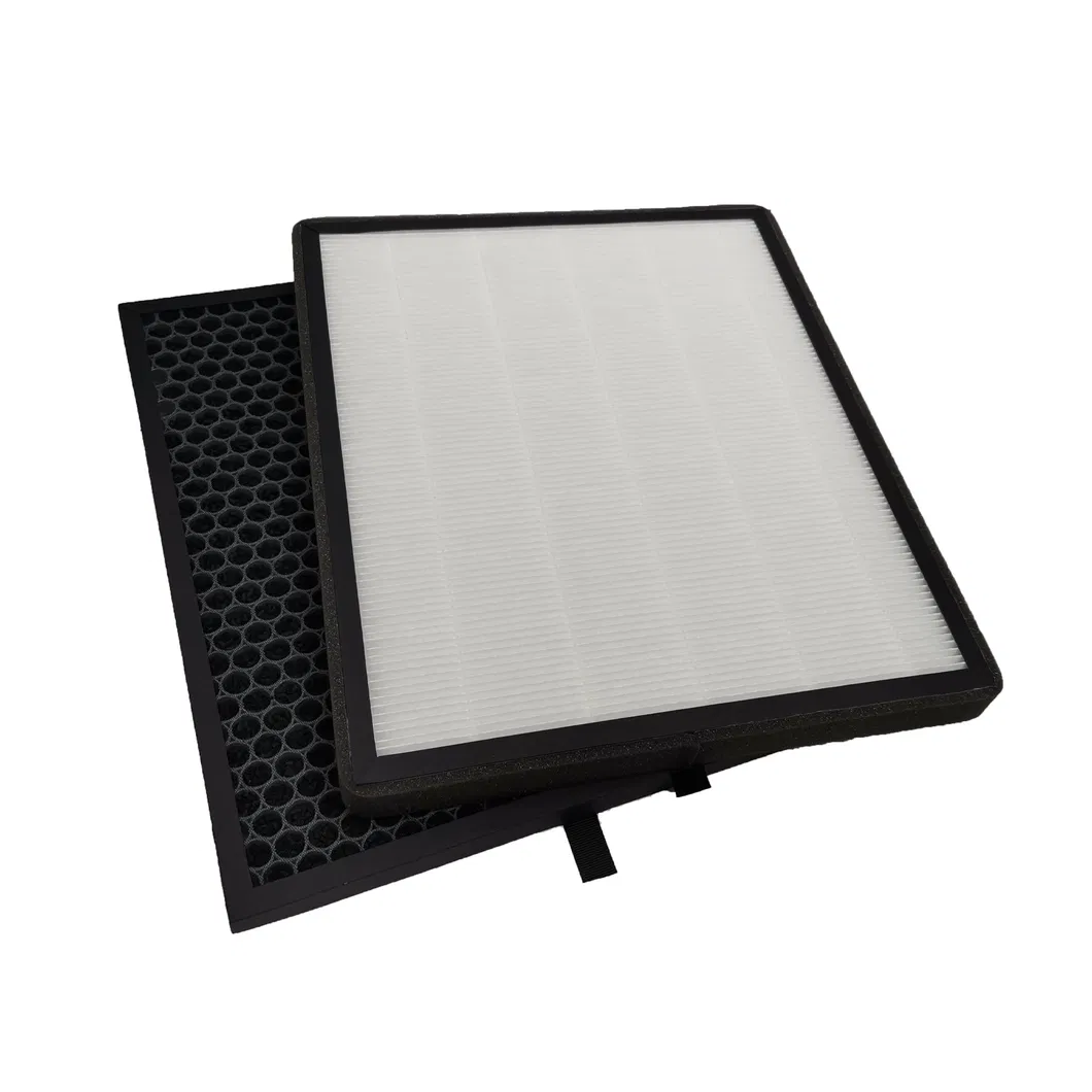 Pm2.5 High Efficiency H10 H11 H12 H13 Activated Carbon Honeycomb Composite Replaceable Air HEPA Filter