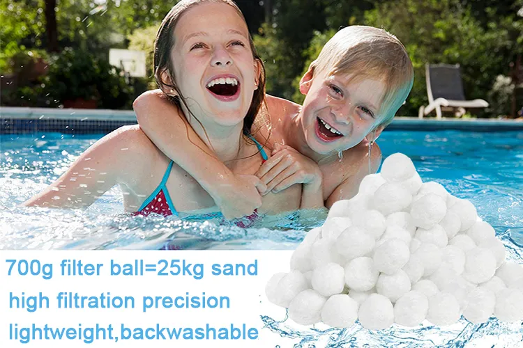 Pool Filter Sand Replacement Filter Ball Fiber Media for Water Treatment
