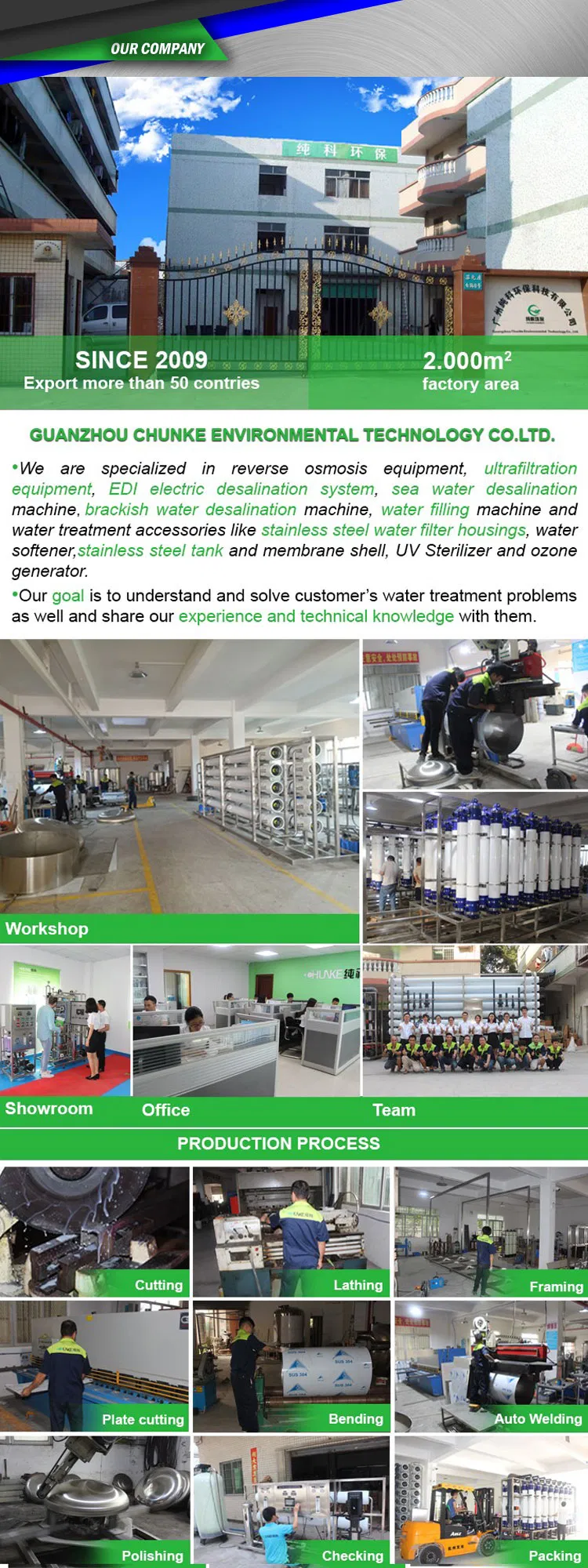 Resin 2000L Ss Tank Water Softener for Water Purifier System