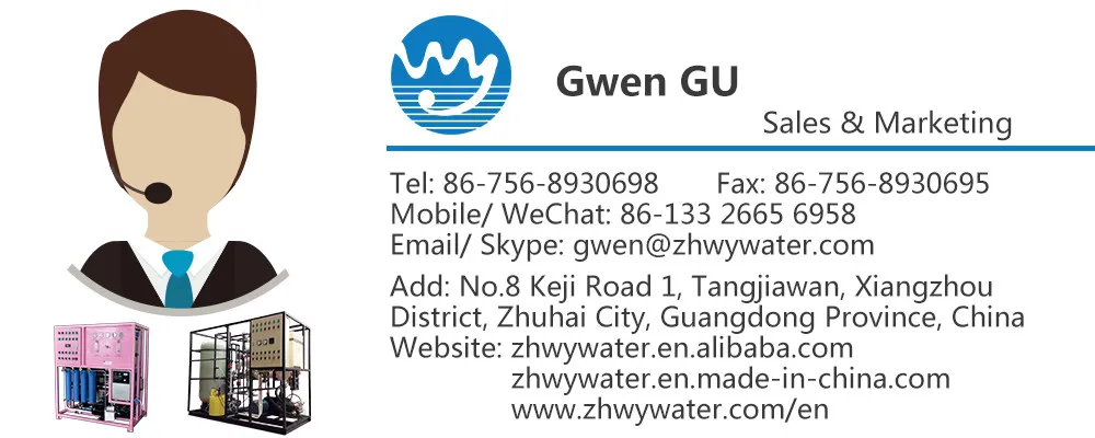 Reverse Osmosis Seawater Purification Machine 500 Gpd Water Desalinator