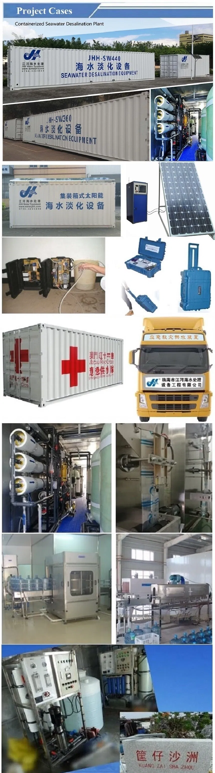 RO System + EDI System Water Treatment Equipment Ultrapure Water for Electronic and Medicine Industry