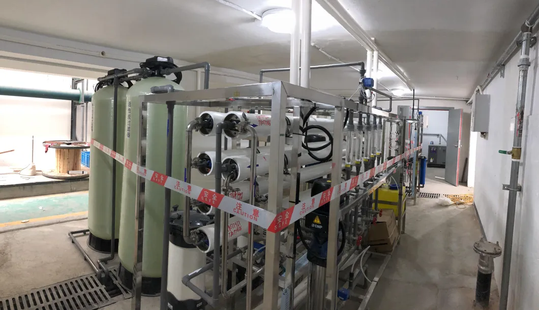 RO System + EDI System Water Treatment Equipment Ultrapure Water for Electronic and Medicine Industry