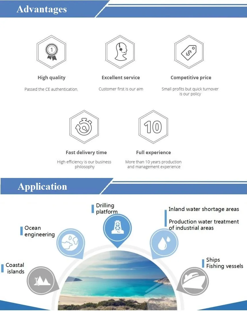 RO System + EDI System Water Treatment Equipment Ultrapure Water for Electronic and Medicine Industry