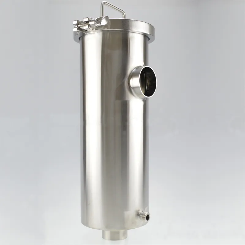 Sanitary Stainless Steel SS304 SS316L Welded Food Grade Jacketed Filter Tube Strainer