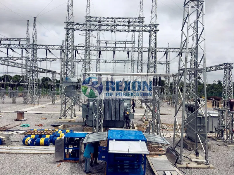 Transformer Substation Used Dielectric Oil Purifier 9000lph