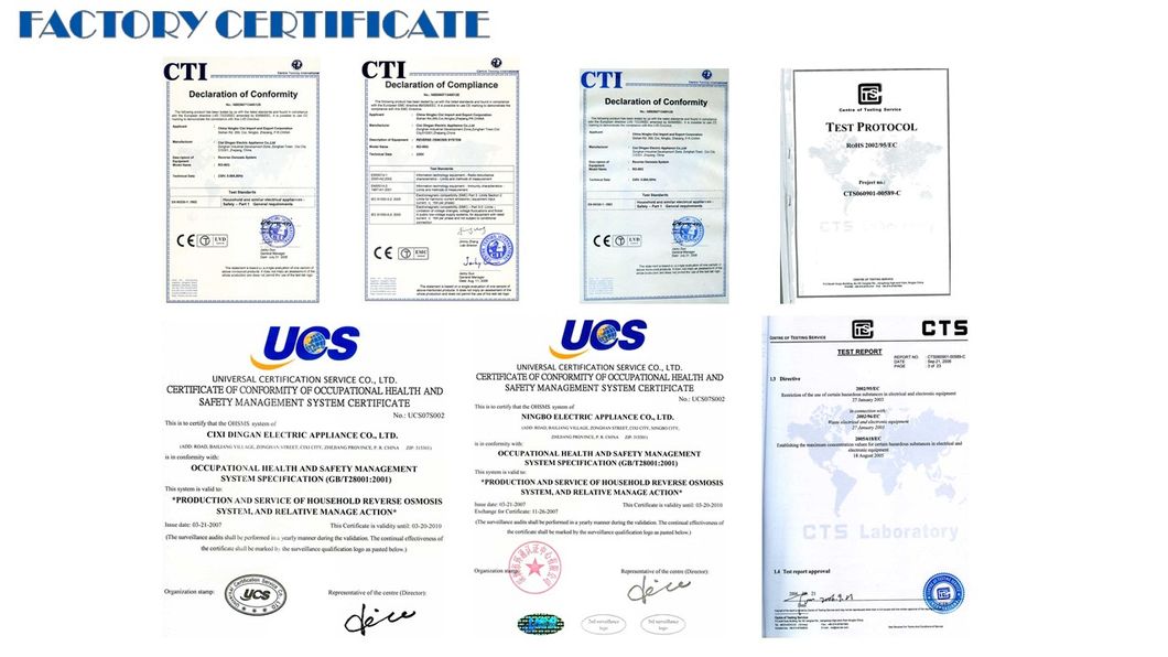 Undersink Reverse Osmosis System Water Purifier with Controller