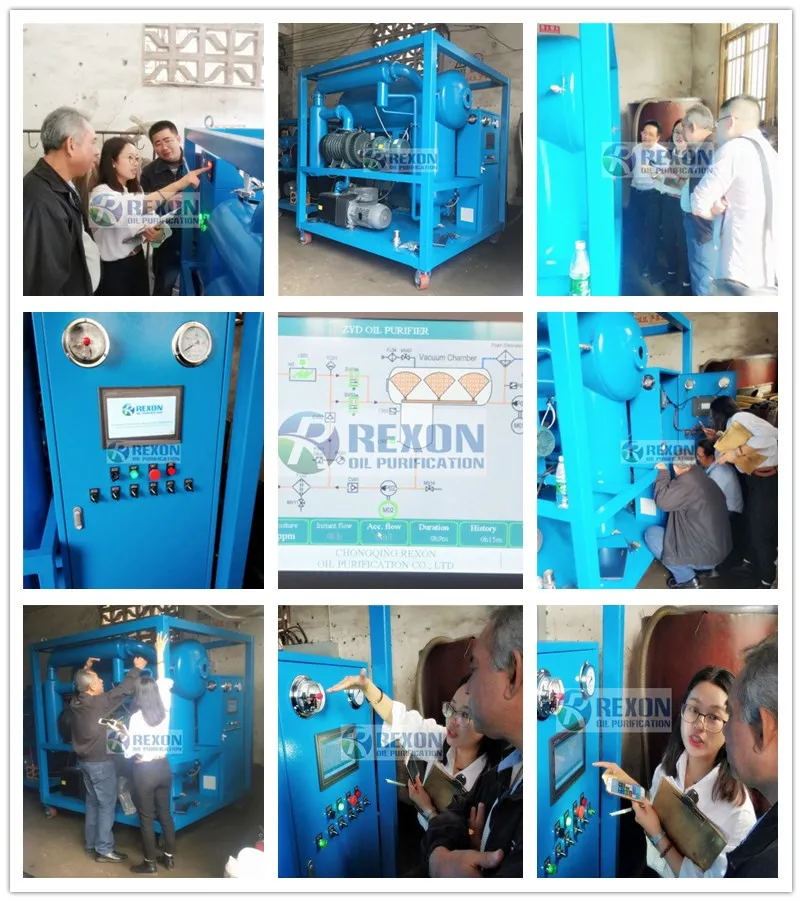 Vacuum Transformer Oil Purifier with Timer Working and Online PPM Tester