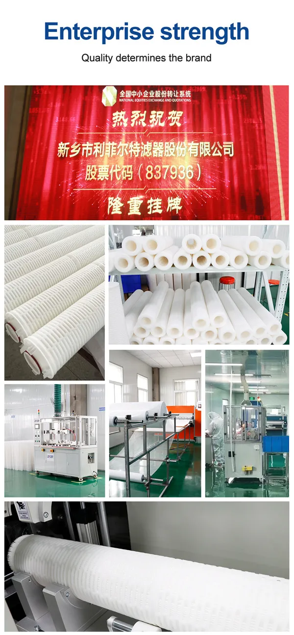 Wastewater Treatment Cartridge Filter High Flow Filter Hfu660uy060j